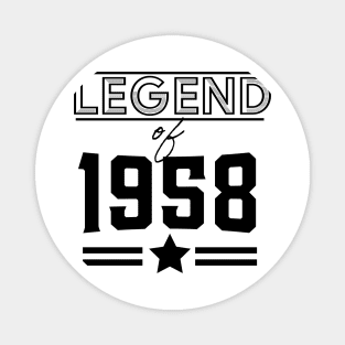 Legend of 1958 Magnet